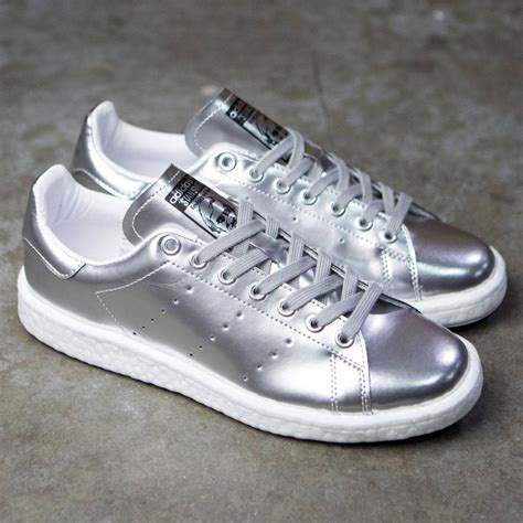 stan smith adidas damen silber|metallic silver Adidas.